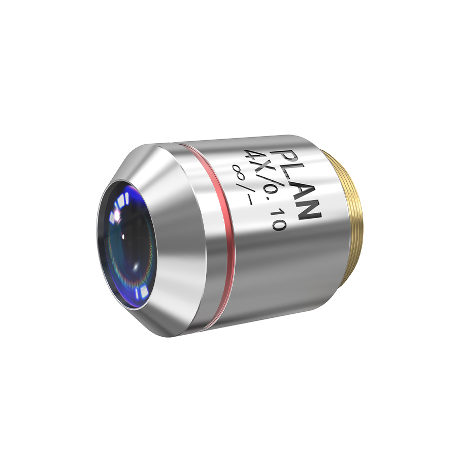 生物物镜 CE 4× f180 齐焦45mm 平场消色差