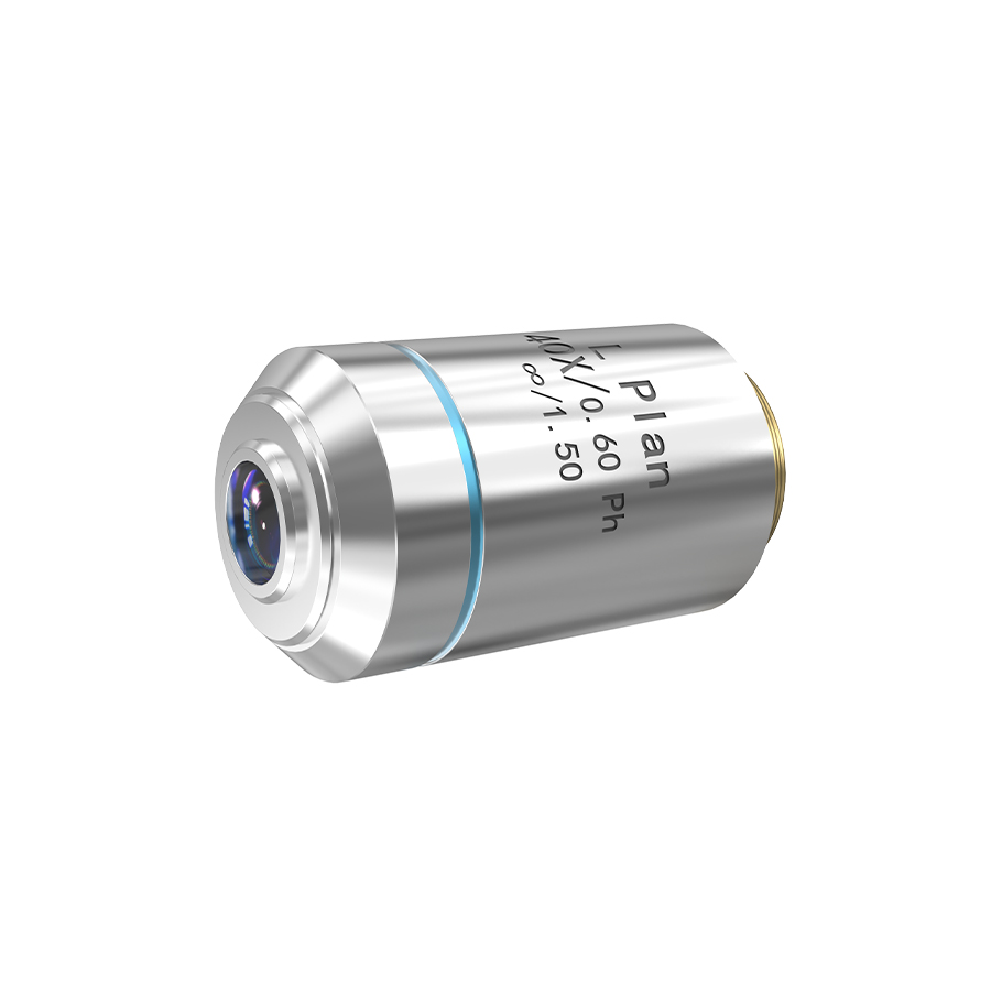 生物物镜 CE 40× f200 齐焦45mm 平场消色差相衬