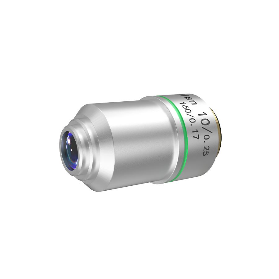 生物物镜 CE 10× f195 齐焦45mm 有限远平场消色差