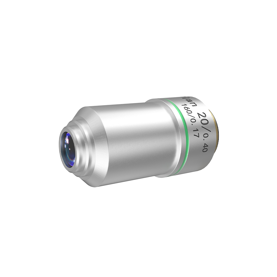 生物物镜 CE 20× f195 齐焦45mm 有限远平场消色差