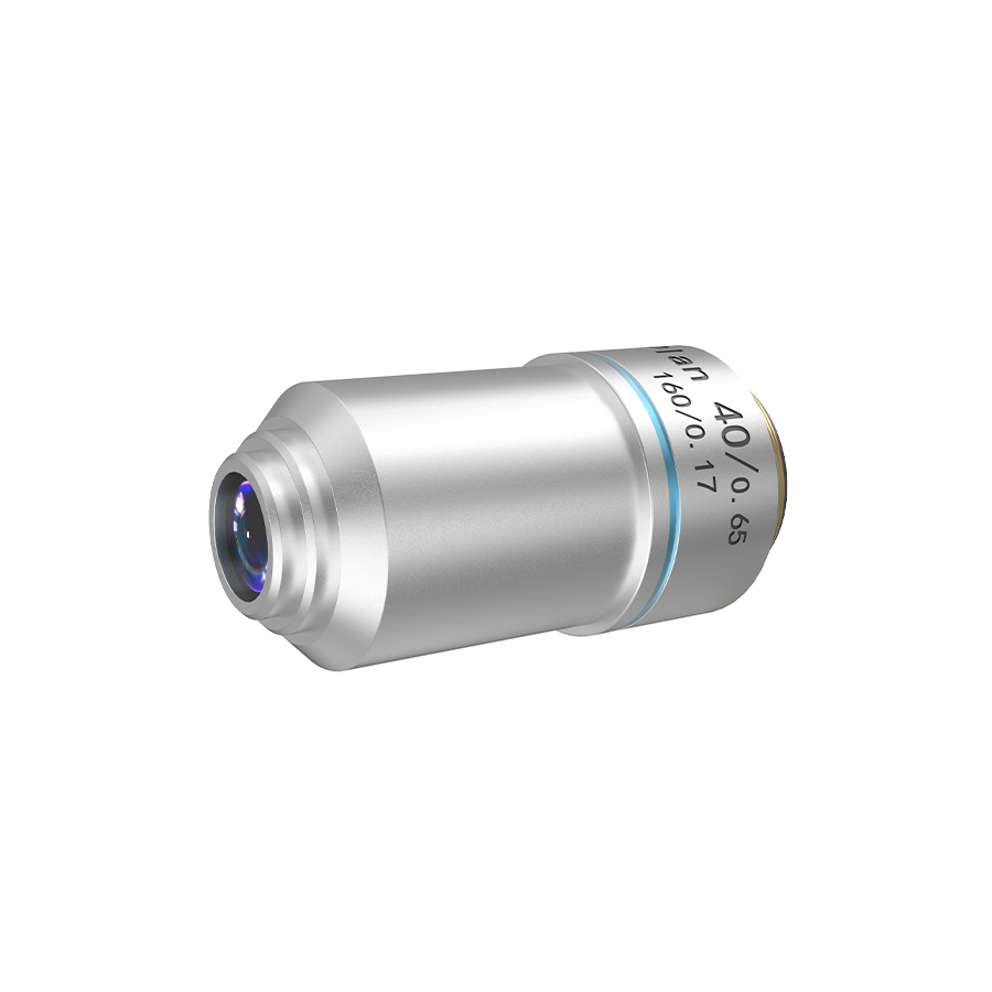生物物镜 CE 40× f195 齐焦45mm 有限远平场消色差