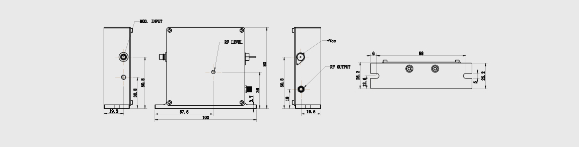 1064nm 80MHz 声光Q开关驱动器