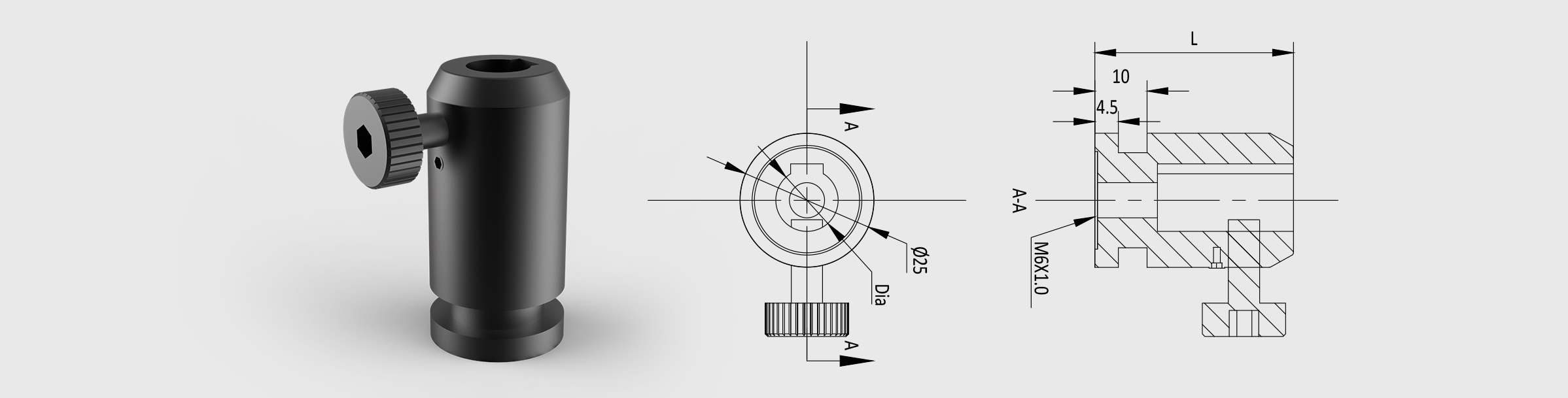 一体式棒座 高度=50.8mm