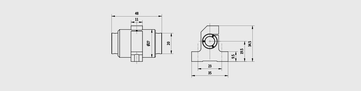 自由空间隔离器 532nm 通光孔径4mm