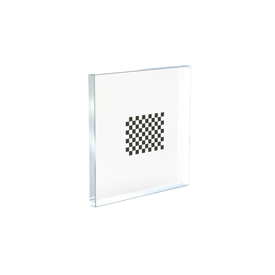 OpenCV标准图卡 15×15mm 方格尺寸0.5×0.5mm 格子阵列9×12 玻璃