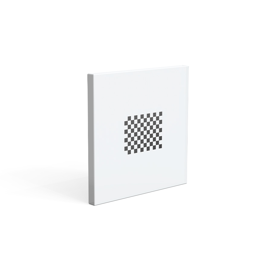 OpenCV标准图卡 15×15mm 方格尺寸0.5×0.5mm 格子阵列9×12 陶瓷