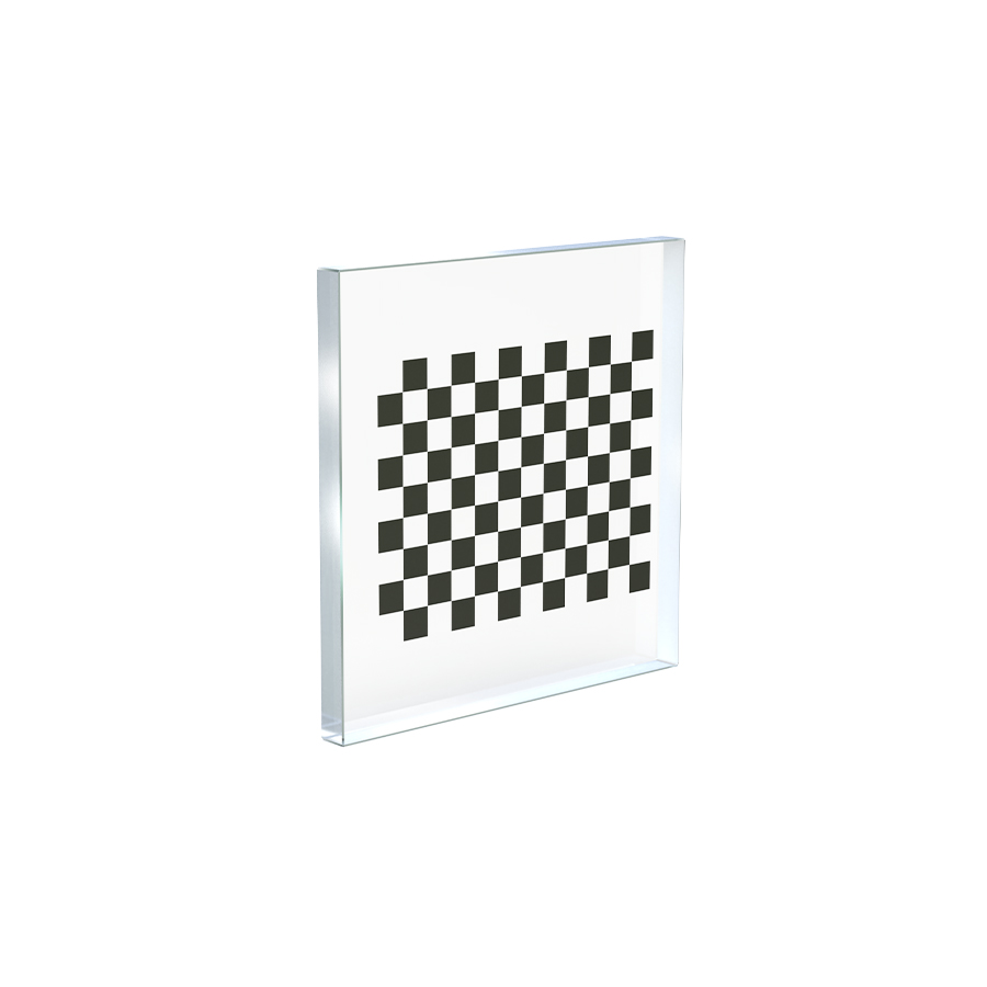 OpenCV标准图卡 15×15mm 方格尺寸1.0×1.0mm 格子阵列9×12 玻璃