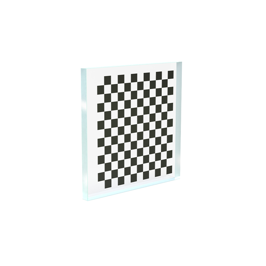 OpenCV标准图卡 60×60mm 方格尺寸4.0×4.0mm 格子阵列13×12  玻璃