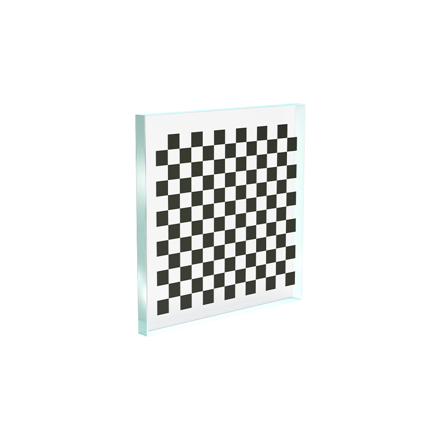 OpenCV标准图卡 88×88mm 方格尺寸6.0×6.0mm 格子阵列13×12  玻璃