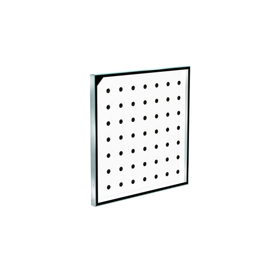 圆点标定板 10×10mm 圆点直径0.375mm 阵列7×7  玻璃 Halcon用