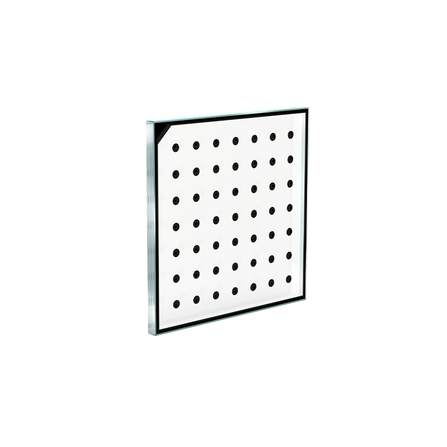 圆点标定板 30×30mm 圆点直径1.25mm 阵列7×7  玻璃 Halcon用