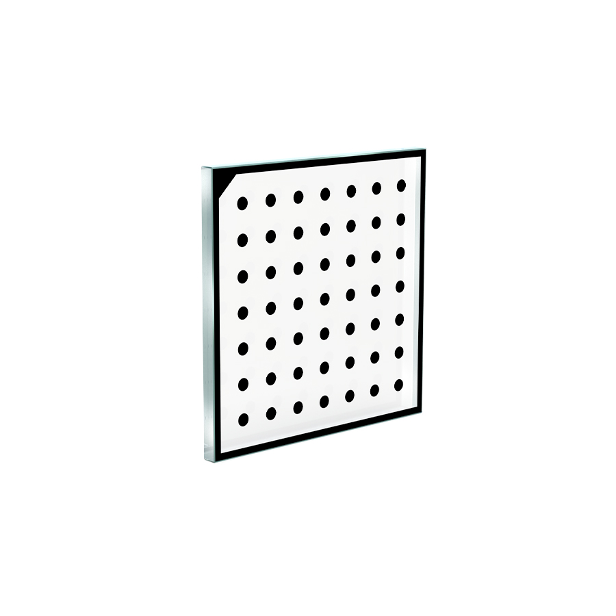 圆点标定板 40×40mm 圆点直径1.875mm 阵列7×7  玻璃 Halcon用