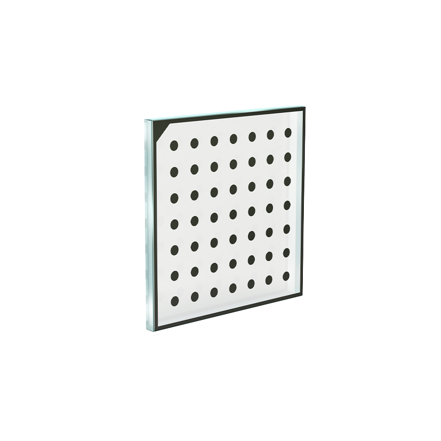 圆点标定板 50×50mm 圆点直径2.5mm 阵列7×7  玻璃 Halcon用