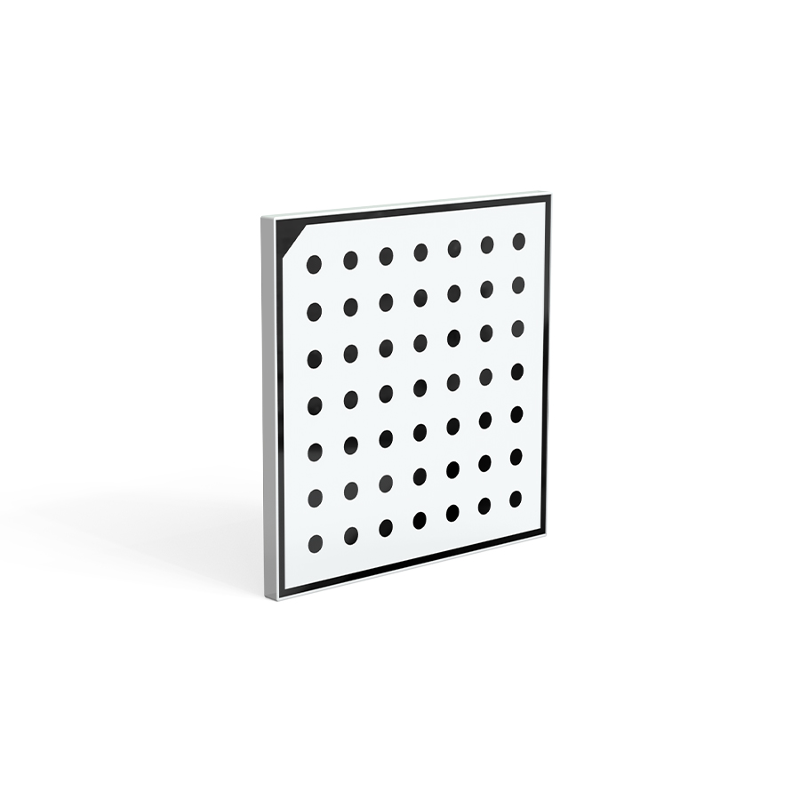 圆点标定板 50×50mm 圆点直径2.5mm 阵列7×7  陶瓷 Halcon用