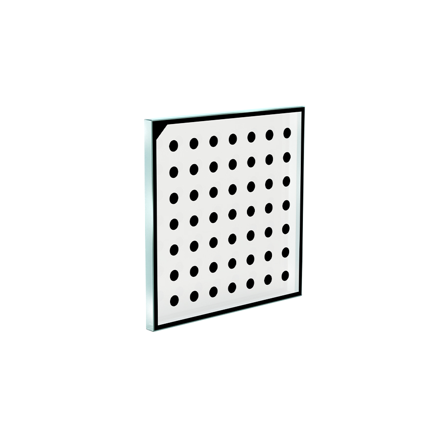 圆点标定板 68×68mm 圆点直径3.75mm 阵列7×7  玻璃 Halcon用